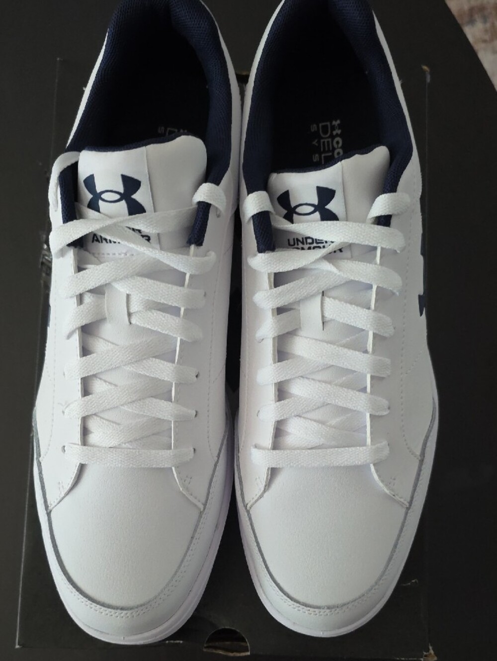 Under Armour UA Official Men's White Low-Top Sneakers Size 12